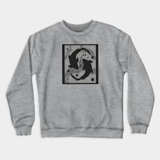 "Koi Fish and Treble Clef" Crewneck Sweatshirt